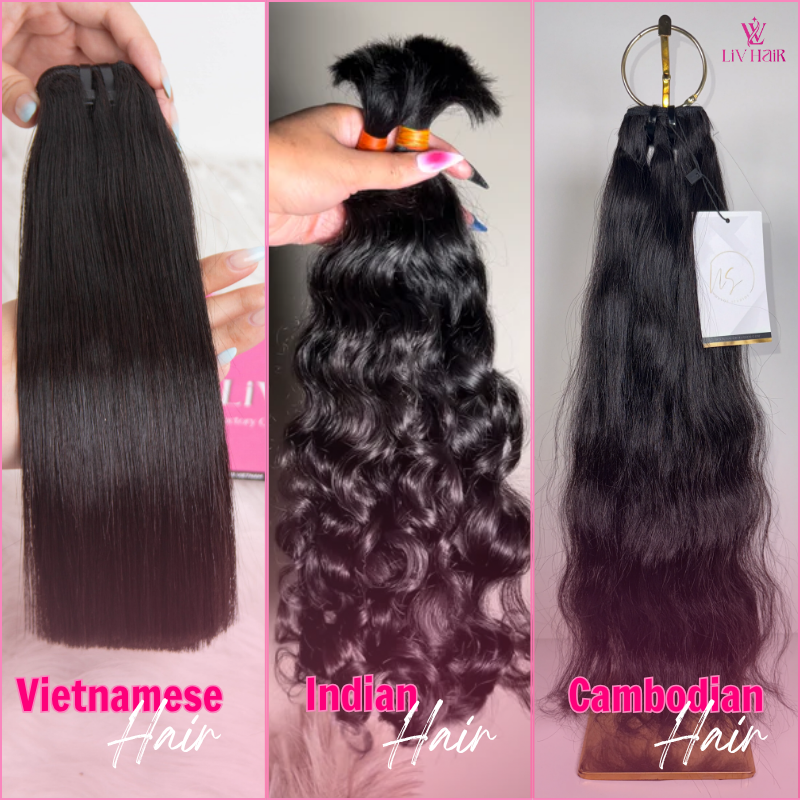 Vietnamese vs. Indian vs. Cambodian Hair
