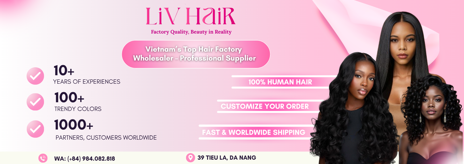 Introduction Livhair - Vietnamese hair wholesaler